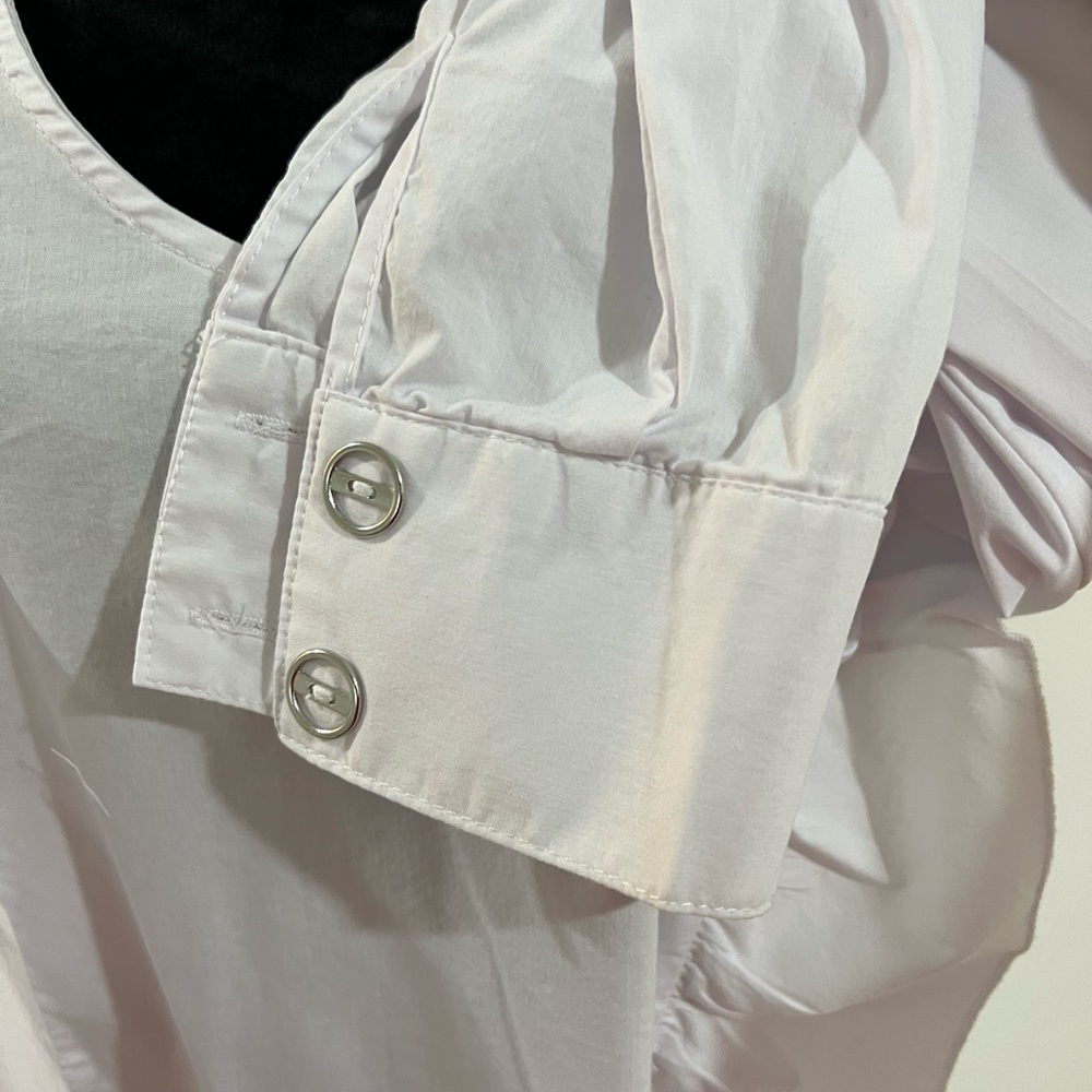 White Ruffle Blouse - Picture 10 of 10
